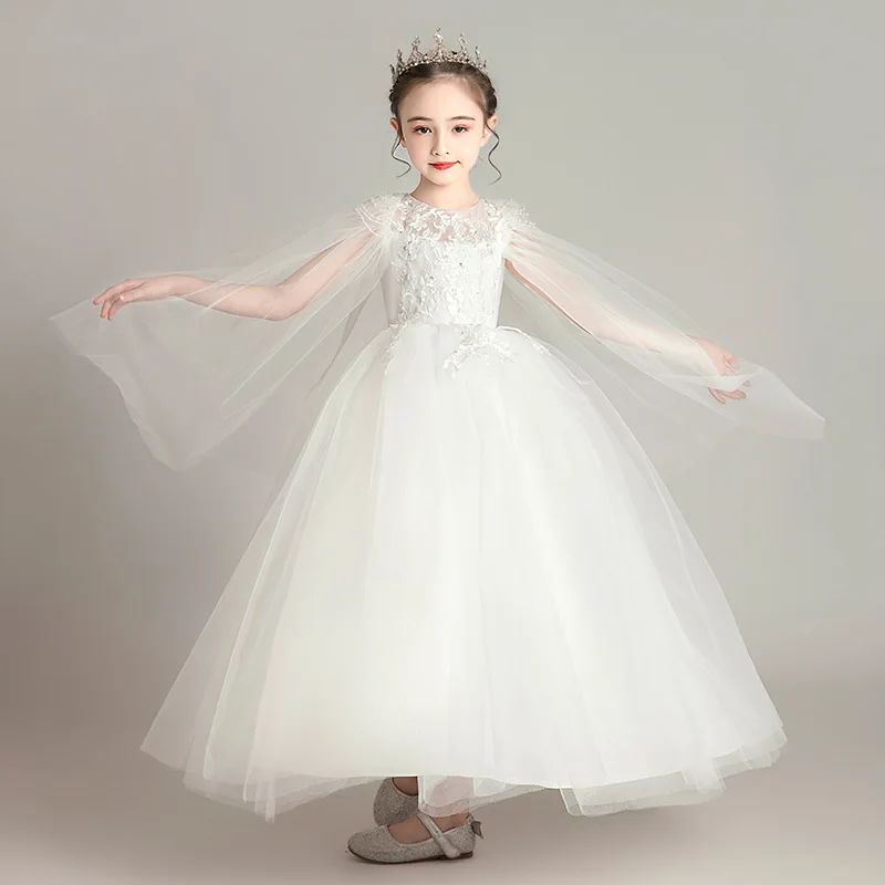 Children's Dress Princess Dress Flower Girl Wedding Puffy Tulle Dress Little Girl Stylish Host Piano Performance Dress
Children's Dress Princess Dress Flower Girl Wedding Puffy Tulle Dress Little Girl Stylish Host Piano Performance Dress