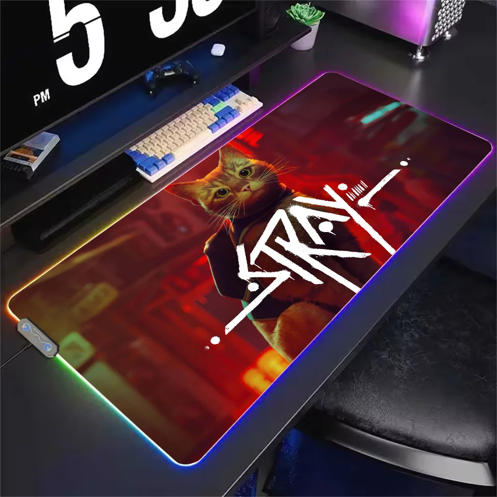 Game S-Stray Cat S Mouse Pad RGB LED Light Non-Slip Rubber Base Waterproof Office PC Home Best Price Desk-Mat USB Large Game
Game S-Stray Cat S Mouse Pad RGB LED Light Non-Slip Rubber Base Waterproof Office PC Home Best Price Desk-Mat USB Large Game