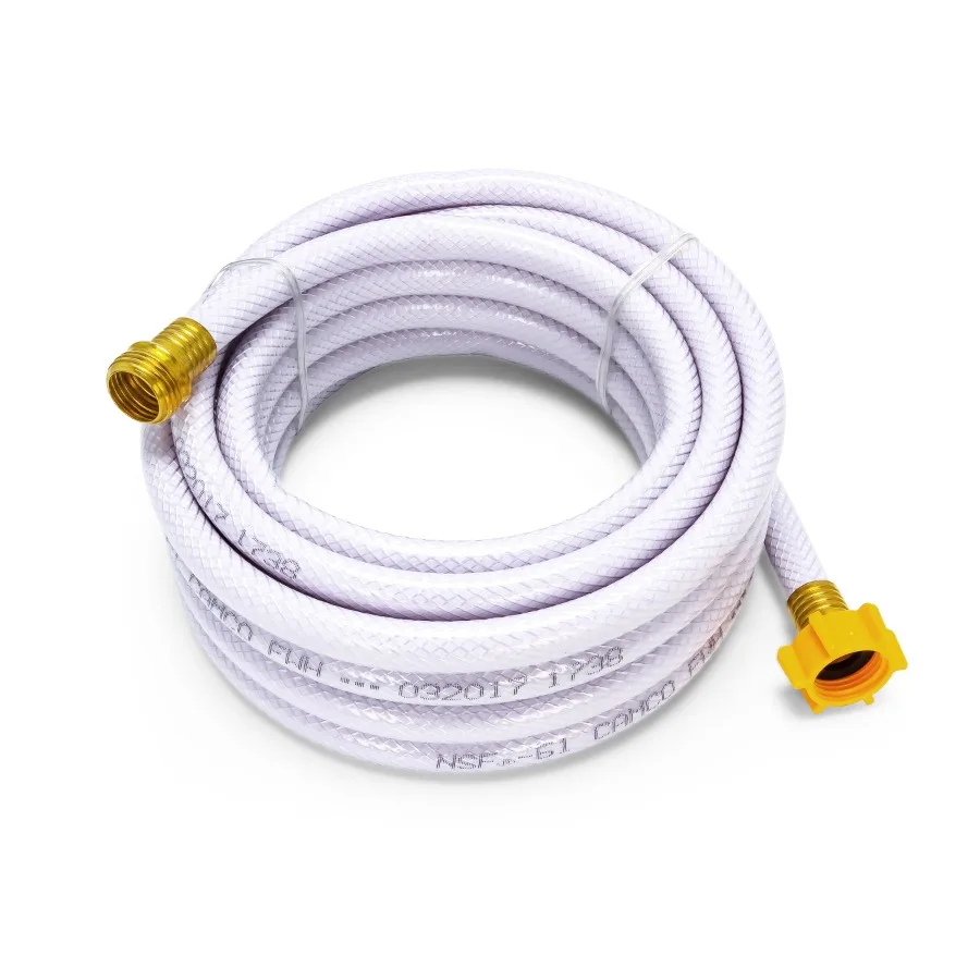 TastePURE 25-Foot Drinking Water Hose for RVs and Campers, 1/2 Inch ID, Lead-Free BPA-Free, Blue Color, UV-Resistant and Kink-R
TastePURE 25-Foot Drinking Water Hose for RVs and Campers, 1/2 Inch ID, Lead-Free BPA-Free, Blue Color, UV-Resistant and Kink-R