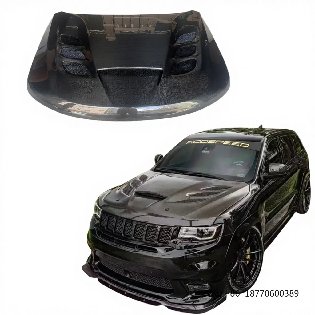 Высококачественный капот из настоящего карбона для Jeep Grand Cherokee, улучшенный, с пористой вентиляцией
Высококачественный капот из настоящего карбона для Jeep Grand Cherokee, улучшенный, с пористой вентиляцией