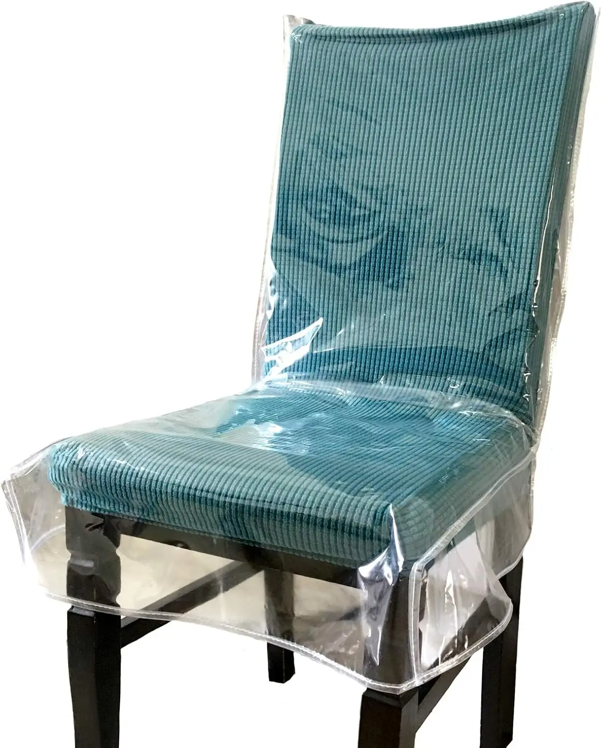 Plastic Dining Chair Covers With Backrests,Clear Pvc Seat Chair Protector Waterproof Cover,Fit W/21 X D/18 H (2 Pack)
Plastic Dining Chair Covers With Backrests,Clear Pvc Seat Chair Protector Waterproof Cover,Fit W/21 X D/18 H (2 Pack)