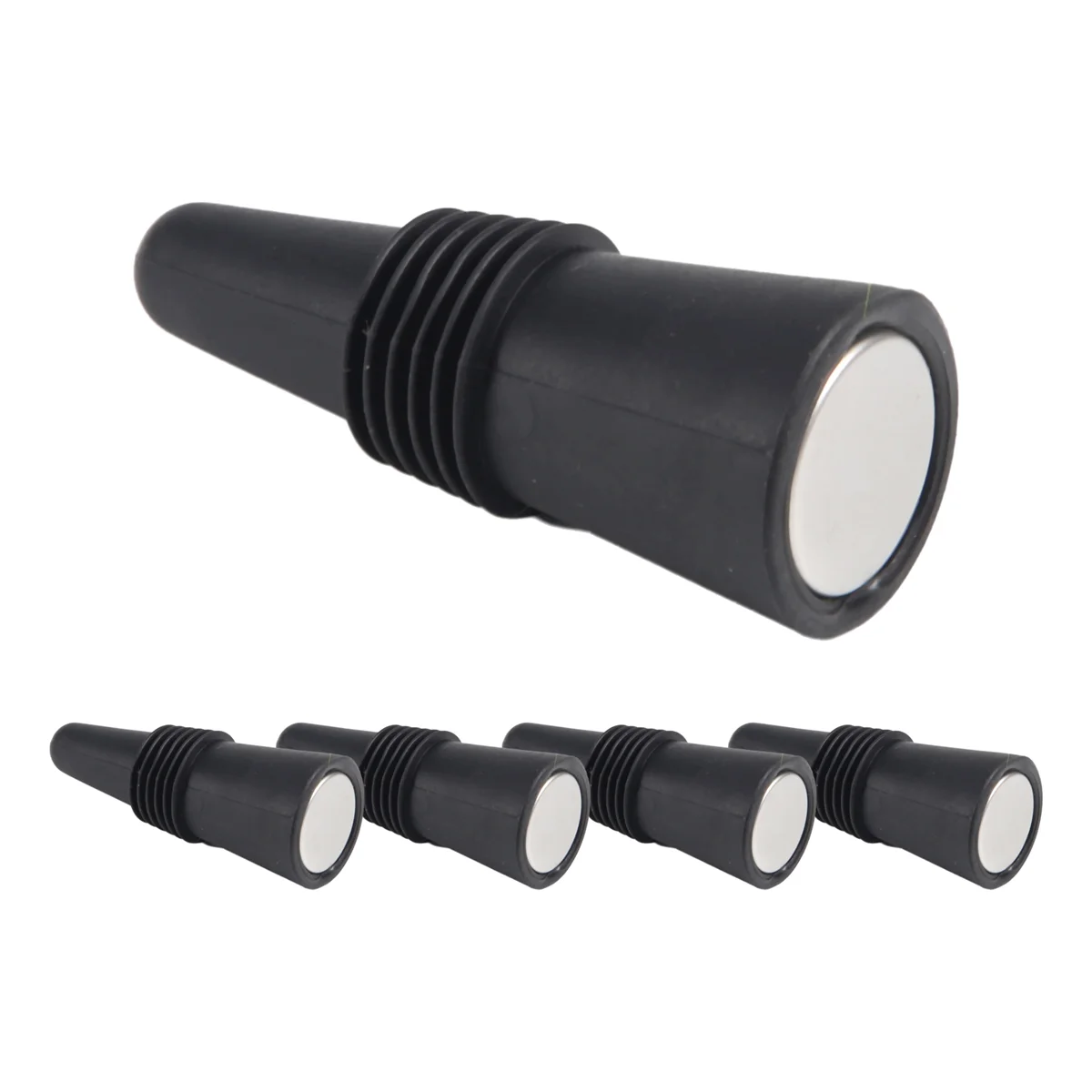 AD30-Wine Stoppers (Set of 5), Silicone Wine Bottle Stopper and Beverage Bottle Stoppers, Black
AD30-Wine Stoppers (Set of 5), Silicone Wine Bottle Stopper and Beverage Bottle Stoppers, Black