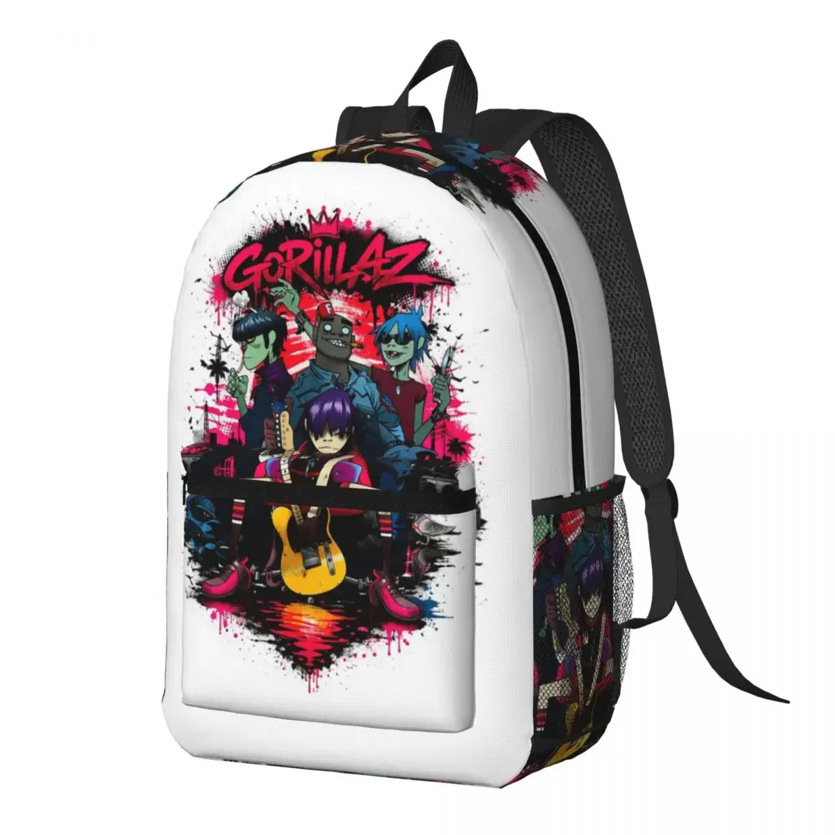 Gorillaz Punk Rock Band Backpack Daypack Large Capacity Children BookBag School Bag Shoulder Bags for Men Women
Gorillaz Punk Rock Band Backpack Daypack Large Capacity Children BookBag School Bag Shoulder Bags for Men Women