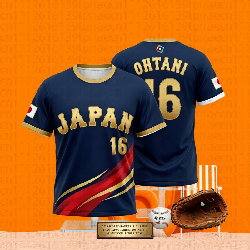 2026 Samurai Japan O-neck T-Shirt Shohei Ohtani #16 Yoshinobu #18 Men Kid Sportswear Streetwear Casual Training Family Kids Tees
2026 Samurai Japan O-neck T-Shirt Shohei Ohtani #16 Yoshinobu #18 Men Kid Sportswear Streetwear Casual Training Family Kids Tees
