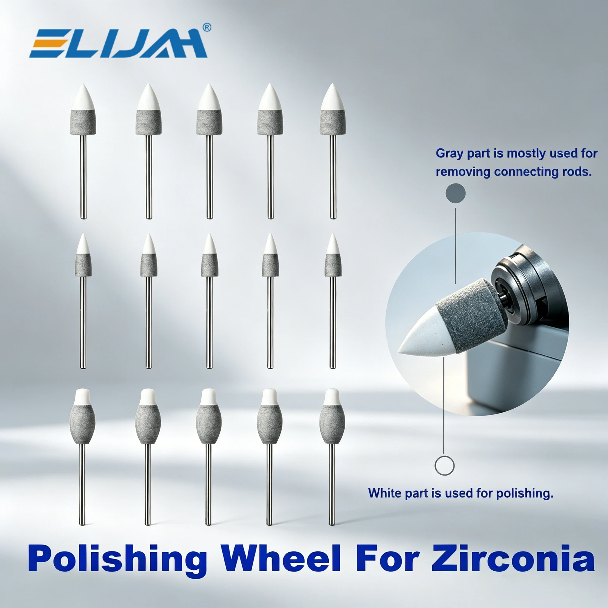 5Pcs Dental Rubber Diamond Polisher Wheel Disc For Polishing And Grinding Before Zirconia Crystallization Dentistry Lab Material
5Pcs Dental Rubber Diamond Polisher Wheel Disc For Polishing And Grinding Before Zirconia Crystallization Dentistry Lab Material
