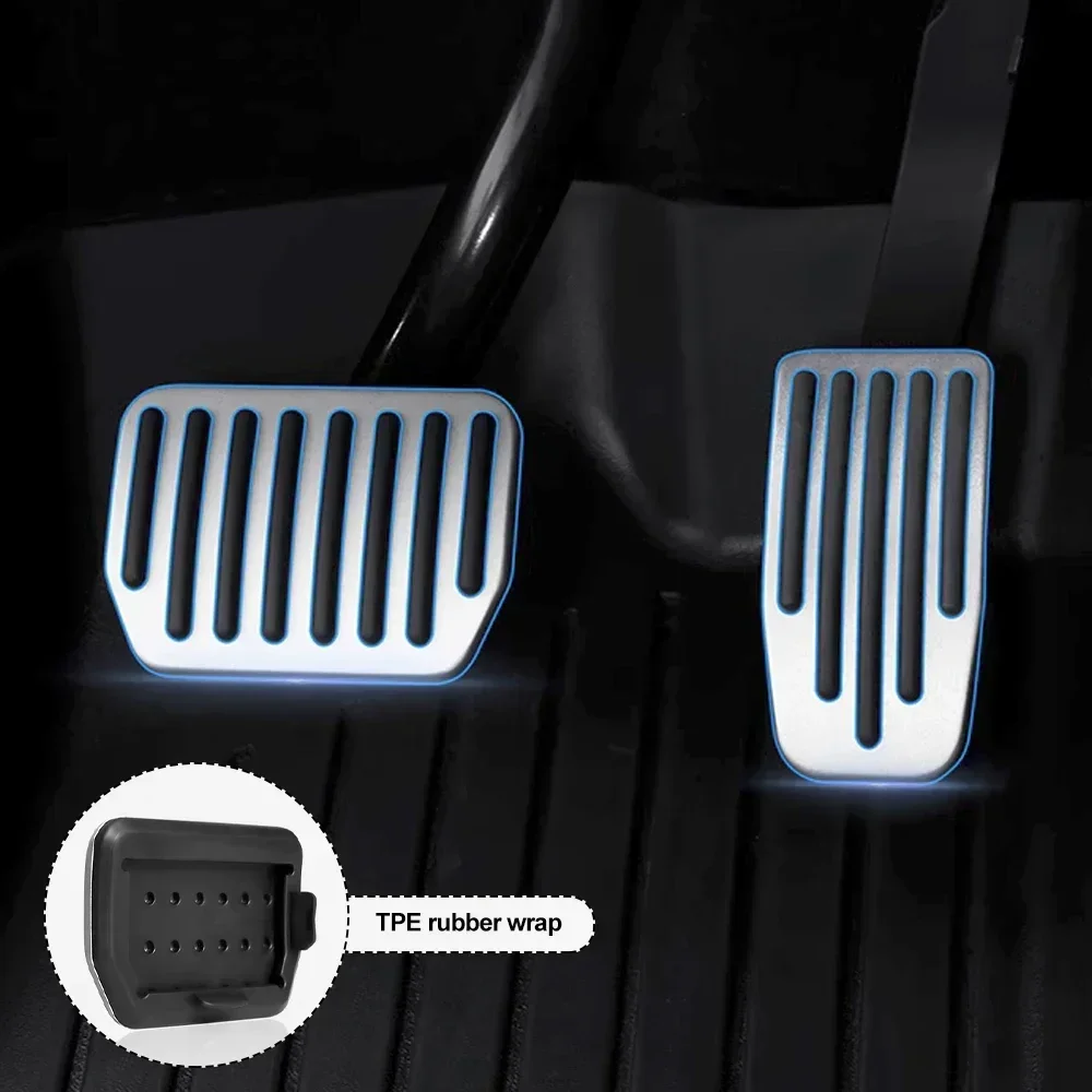 Model 3 Y Highland 2024 2023 2022 Foot Pedals Cover Accesories Aluminum Alloy Accelerator Gas Fuel Brake Rest Pads Mat
Model 3 Y Highland 2024 2023 2022 Foot Pedals Cover Accesories Aluminum Alloy Accelerator Gas Fuel Brake Rest Pads Mat
