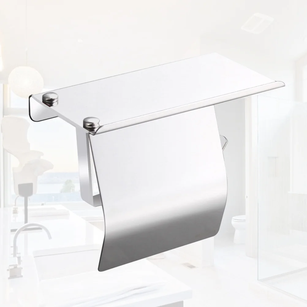 Stainless Steel Toilet Paper Holder Rustproof Tissue Organizer For Bathroom Home Hotel Cell Phone Rack Paper Towel Stand
Stainless Steel Toilet Paper Holder Rustproof Tissue Organizer For Bathroom Home Hotel Cell Phone Rack Paper Towel Stand