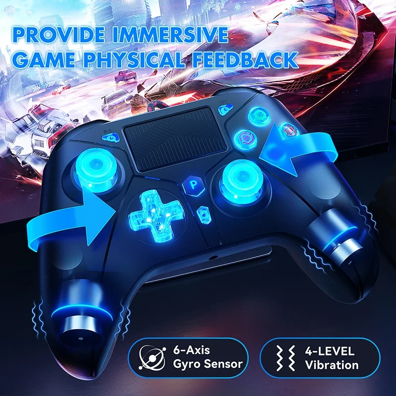 Wired Controller for PS5/PS4/Pro PC Console Remote Control Handle Gamepad Turbo Dual Vibration 2m Cable No Delay Instant Connect
Wired Controller for PS5/PS4/Pro PC Console Remote Control Handle Gamepad Turbo Dual Vibration 2m Cable No Delay Instant Connect