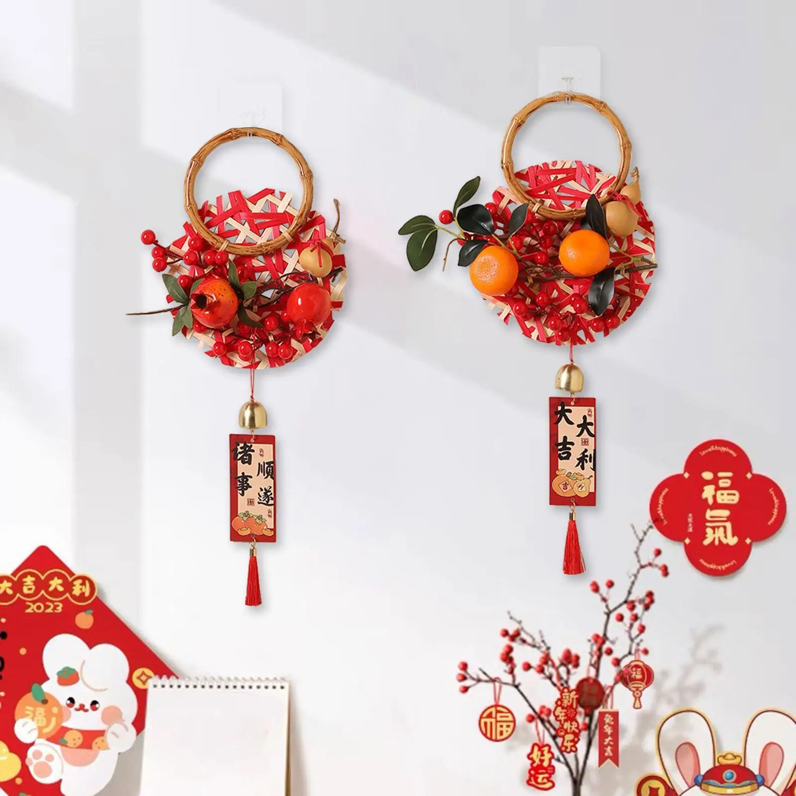 2Pcs Chinese Snake New Year Hanging Ornament Artificial Fruit Height 47cm Spring
2Pcs Chinese Snake New Year Hanging Ornament Artificial Fruit Height 47cm Spring