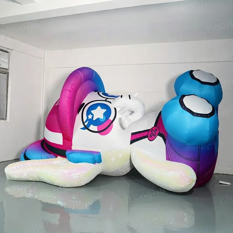 Inflatable elephant, colorful and shiny cartoon animal character of an elephant, inflatable and shiny mascot for commercial disp
Inflatable elephant, colorful and shiny cartoon animal character of an elephant, inflatable and shiny mascot for commercial disp