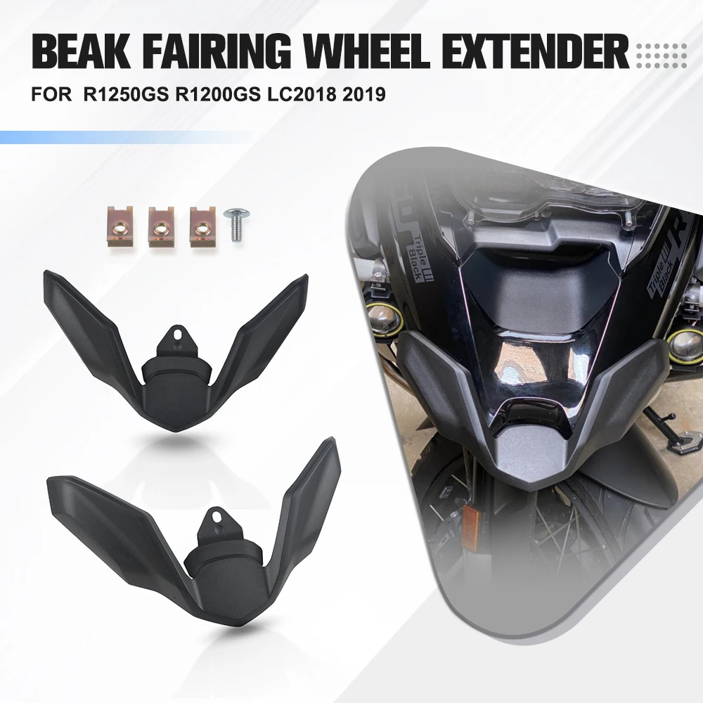 ABS Plastic For BMW R1250GS R1200GS LC ADV Motorcycle Beak Fairing Extension Wheel Extender Cover R 1200 GS R 1250 GS 2018-2023
ABS Plastic For BMW R1250GS R1200GS LC ADV Motorcycle Beak Fairing Extension Wheel Extender Cover R 1200 GS R 1250 GS 2018-2023