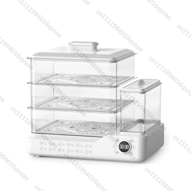Independent Water Tank Electric Steamer 24 Liters Three-layer Multi-functional Large-capacity Stewing and Cooking Integrated Pot
Independent Water Tank Electric Steamer 24 Liters Three-layer Multi-functional Large-capacity Stewing and Cooking Integrated Pot