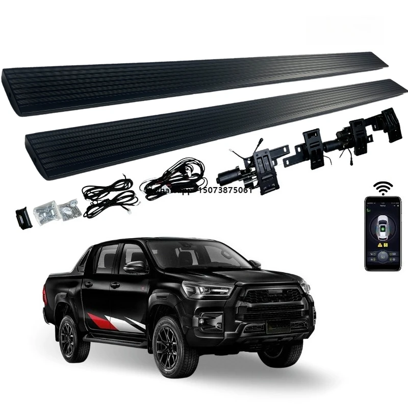 Aluminum Alloy Automatic Electric Power Side Step Running Board for Hilux Revo Adjustiable Side Step
Aluminum Alloy Automatic Electric Power Side Step Running Board for Hilux Revo Adjustiable Side Step