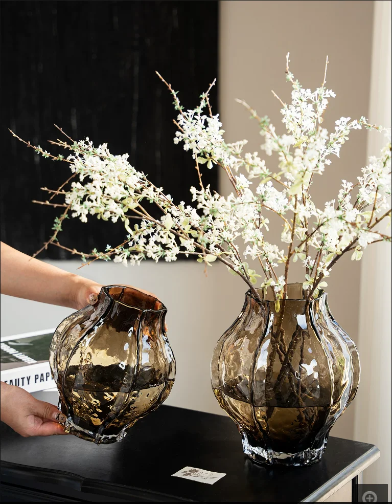 Nordic Glass Vase Transparent Waterborne Flower Arrangement Accessories Home Living Room Ornaments Office Desk Furnishing Decor
Nordic Glass Vase Transparent Waterborne Flower Arrangement Accessories Home Living Room Ornaments Office Desk Furnishing Decor