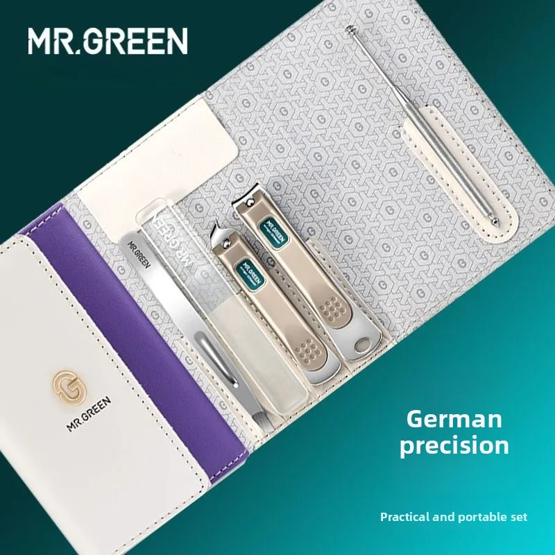 MR.GREEN Fashionable Manicure Set 8pcs Personal Care Tool Kits Nail Clippers Pedicure Sets Eyebrow Tweezer Cuticle Hair Scissors
MR.GREEN Fashionable Manicure Set 8pcs Personal Care Tool Kits Nail Clippers Pedicure Sets Eyebrow Tweezer Cuticle Hair Scissors