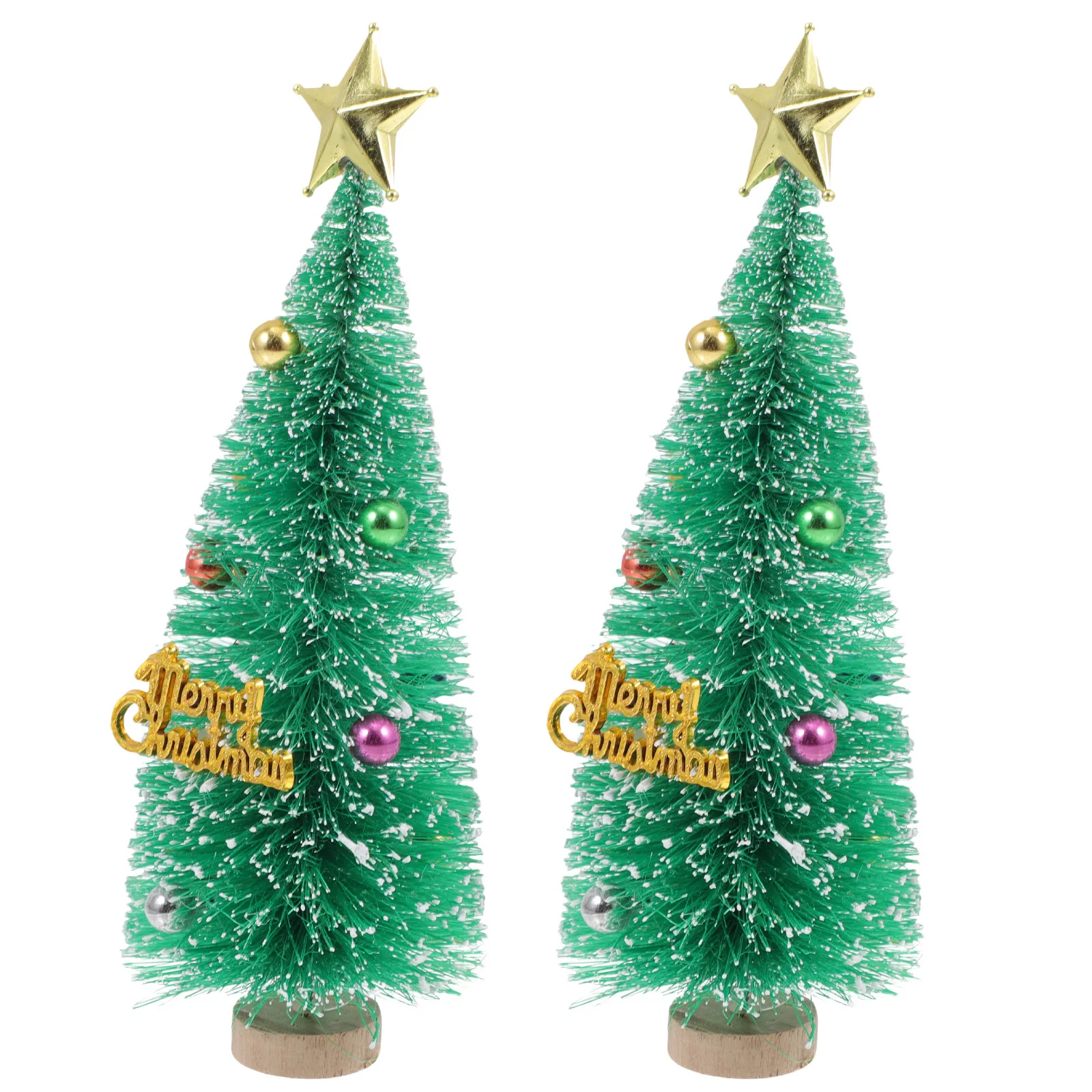 2Pcs Mini Christmas Tree Decorations Small Xmas Desktop Ornament Party Decor Gift Festive Holiday Table Adornment
2Pcs Mini Christmas Tree Decorations Small Xmas Desktop Ornament Party Decor Gift Festive Holiday Table Adornment
