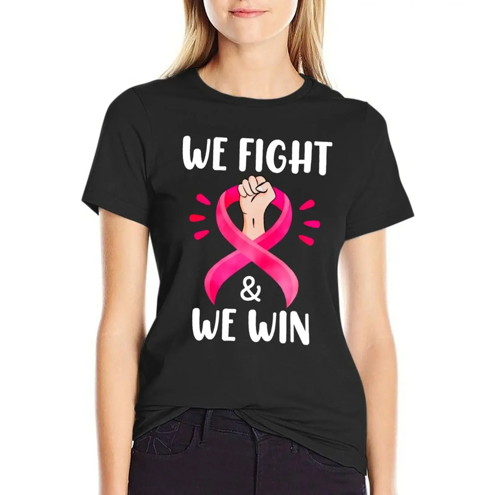 breast cancer T-Shirt korean fashion Female clothing tops summer clothes t shirt dress Women
breast cancer T-Shirt korean fashion Female clothing tops summer clothes t shirt dress Women