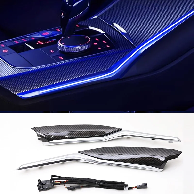 Автомобиль для BMW New 3 4 Series G20 G22 M3 M4, оригинальный светодиод, 11 цветов, карбоновый черный, центральная консоль, седло, ремонт окружающего света
Автомобиль для BMW New 3 4 Series G20 G22 M3 M4, оригинальный светодиод, 11 цветов, карбоновый черный, центральная консоль, седло, ремонт окружающего света