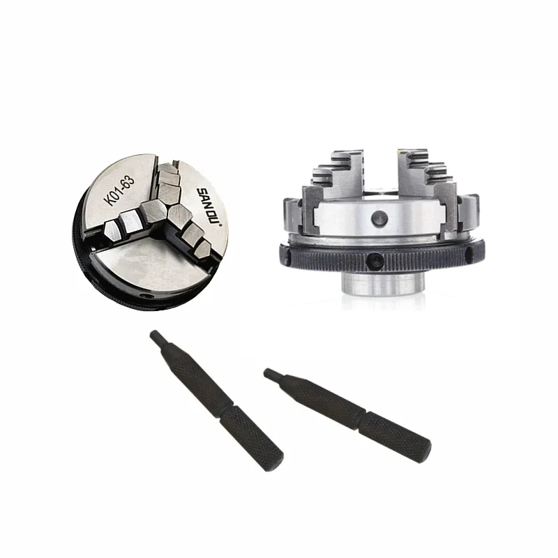 3 Jaws 4 Jaws Wood Lathe Chuck Clamp Accessory 50mm 65mm Self-center Chuck Set Connecting Rod for Wood Router CNC Machine
3 Jaws 4 Jaws Wood Lathe Chuck Clamp Accessory 50mm 65mm Self-center Chuck Set Connecting Rod for Wood Router CNC Machine