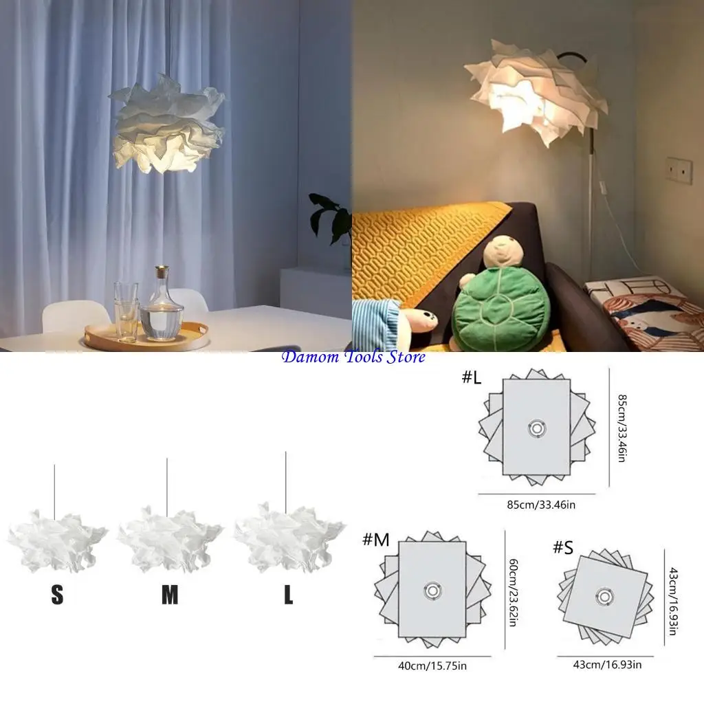 57BE Paper Pendant Light Lamp Shade Chandelier Light Cover Hanging Light Covers Ceiling Pendant Lamp Shade Decoration
57BE Paper Pendant Light Lamp Shade Chandelier Light Cover Hanging Light Covers Ceiling Pendant Lamp Shade Decoration