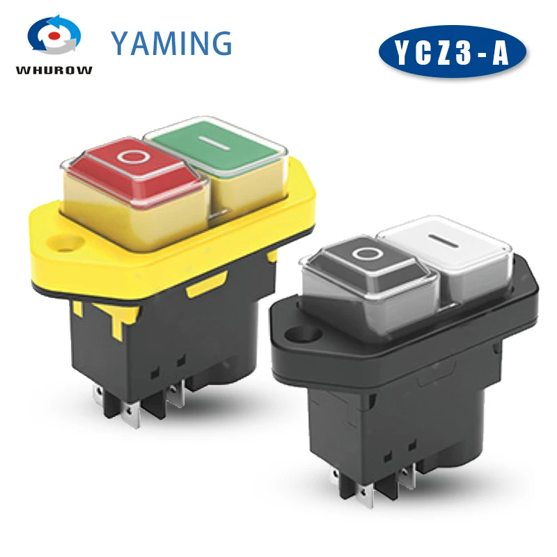 Electromagnetic Switch Waterproof IP55 On Off Red Green Button 4/5 Pin 110/220V Power Cut And Under Voltage Protection YCZ3-A
Electromagnetic Switch Waterproof IP55 On Off Red Green Button 4/5 Pin 110/220V Power Cut And Under Voltage Protection YCZ3-A