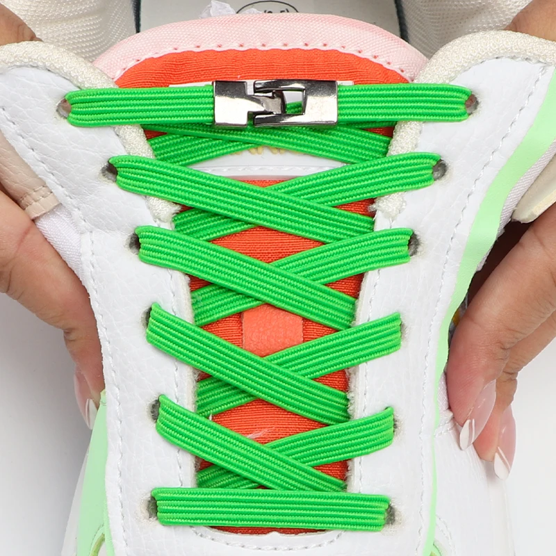 1Pair Fashion No Tie Cross Locks Quick Shoelaces Without Ties Elastic Laces Sneakers for Men Women Sport Shoes Lazy Accessories
1Pair Fashion No Tie Cross Locks Quick Shoelaces Without Ties Elastic Laces Sneakers for Men Women Sport Shoes Lazy Accessories