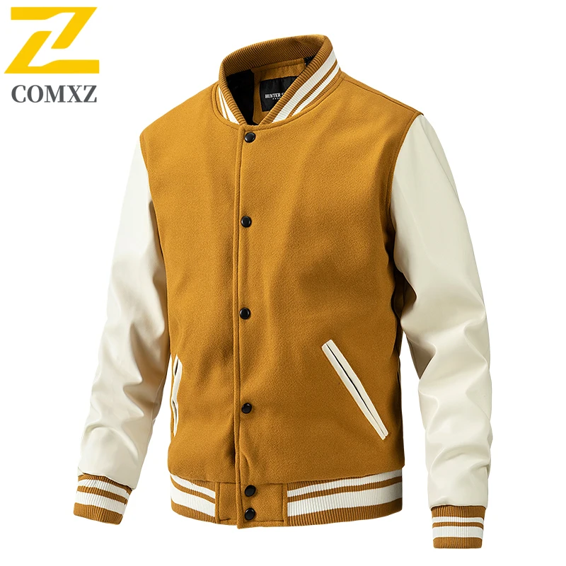 COMXZ Baseball Jacket Men 2025 Trendy Versatile Comfortable Breathable Stand Up Collar Jacket Outdoor Casual Loose Flight Jacket
COMXZ Baseball Jacket Men 2025 Trendy Versatile Comfortable Breathable Stand Up Collar Jacket Outdoor Casual Loose Flight Jacket