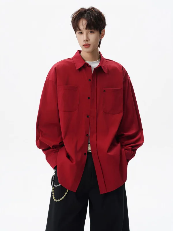 TANGZ Studio Red Long Sve Men's irt Basic Sle Spring Faionable Top Polyester Fiber Casual Sle Flip Collar Button C...
TANGZ Studio Red Long Sve Men's irt Basic Sle Spring Faionable Top Polyester Fiber Casual Sle Flip Collar Button C...