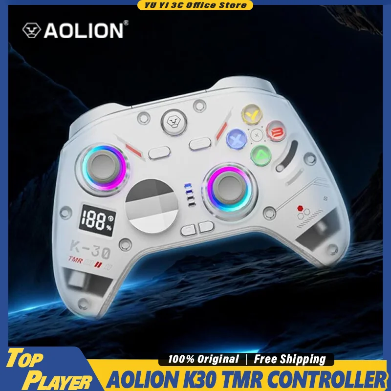 Aolion K30 Customizable Wireless Game Controller For Pc Steam Switch Ios Android Ipad Rgb Black Myth Wukong White Gamepad
Aolion K30 Customizable Wireless Game Controller For Pc Steam Switch Ios Android Ipad Rgb Black Myth Wukong White Gamepad