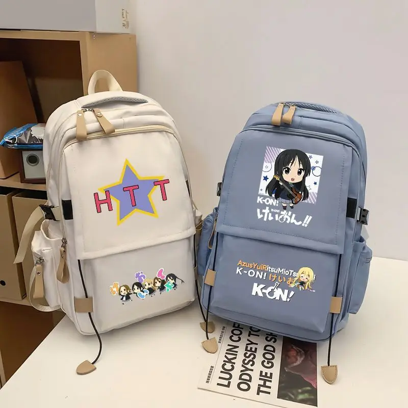 Рюкзак K-on в стиле аниме Hirasawa Yui Akiyama Mio, школьный рюкзак с милым принтом из мультфильма для мальчиков и девочек, студенческий дорожный рюкзак для облегчения позвоночника
Рюкзак K-on в стиле аниме Hirasawa Yui Akiyama Mio, школьный рюкзак с милым принтом из мультфильма для мальчиков и девочек, студенческий дорожный рюкзак для облегчения позвоночника