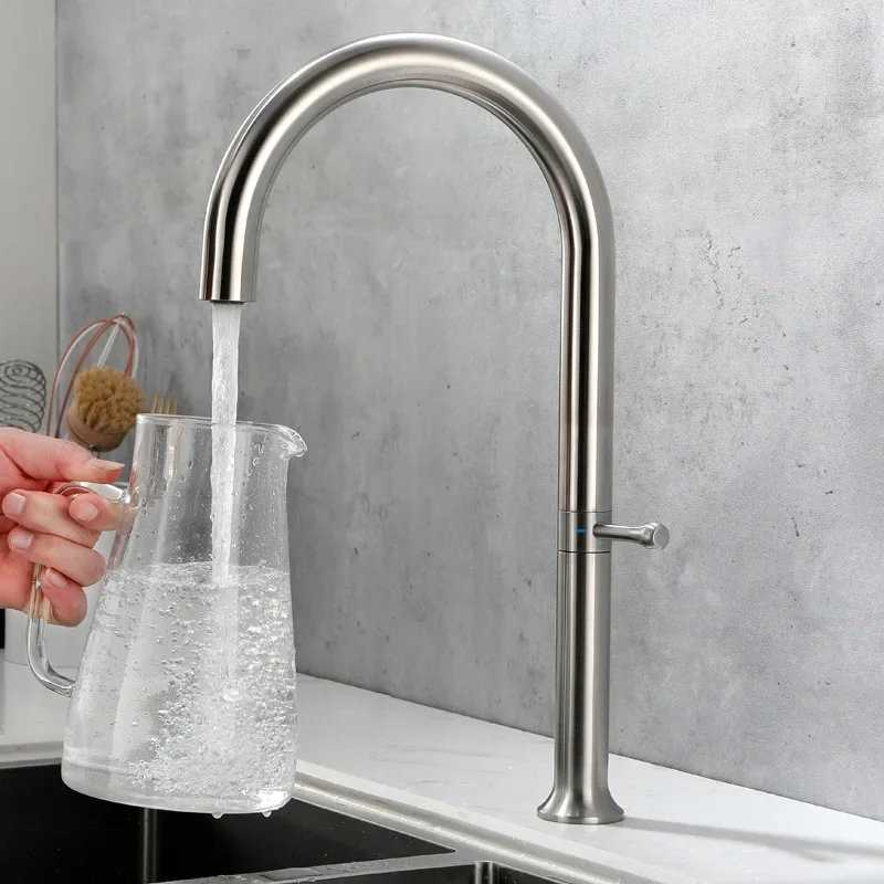 Nickel/Gun Grey/Brushed Gold Kitchen Sink Faucet 304 Stainless Steel 360 Degree Swivel Single Handle Kitchen Sink Basin Taps
Nickel/Gun Grey/Brushed Gold Kitchen Sink Faucet 304 Stainless Steel 360 Degree Swivel Single Handle Kitchen Sink Basin Taps