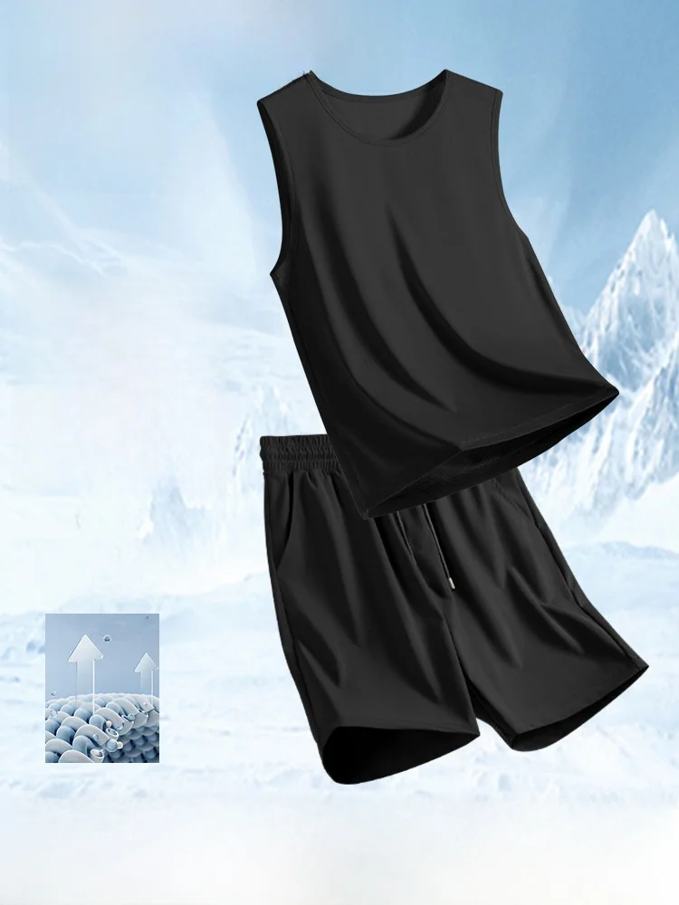 Мужской спортивный комплект Jeanswest: легкий дышащий костюм для бега из ледяного шелка с быстрым высыханием, летний, влагоотводящий
Мужской спортивный комплект Jeanswest: легкий дышащий костюм для бега из ледяного шелка с быстрым высыханием, летний, влагоотводящий