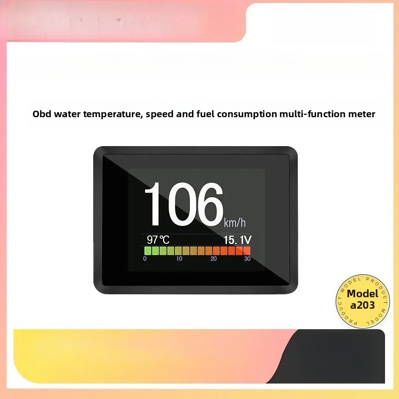 Automobile HUD Head-up Display OBD Vehicle Speed Fuel Consumption Water Temperature Voltage Overspeed Alarm High Definition
Automobile HUD Head-up Display OBD Vehicle Speed Fuel Consumption Water Temperature Voltage Overspeed Alarm High Definition