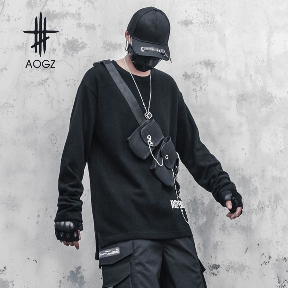 AOGZ Oversized Loose Cross Print Pullover Sweatshirts Men Harajuku Hip Hop Long Sleeve Tee Shirts Streetwear Tshirts Tops Black
AOGZ Oversized Loose Cross Print Pullover Sweatshirts Men Harajuku Hip Hop Long Sleeve Tee Shirts Streetwear Tshirts Tops Black