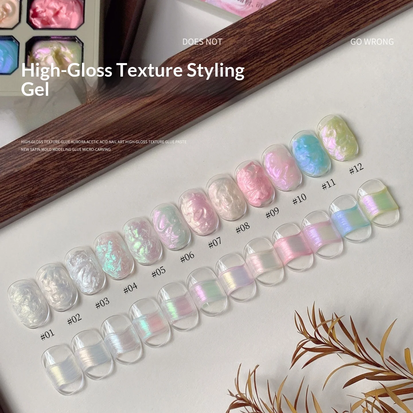 12Colors Dreamy Texture Patting Gel Pat No Wipe Gel Semi Permanent Soak Off UV/LED High Saturation 3D Embossed Salon Nail Design
12Colors Dreamy Texture Patting Gel Pat No Wipe Gel Semi Permanent Soak Off UV/LED High Saturation 3D Embossed Salon Nail Design