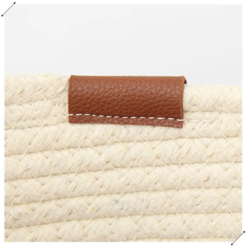 Simple Cotton Rope Storage Basket Desktop Sundries Factory Snacks Cotton Basket Storage Box Durable Easy To Use
Simple Cotton Rope Storage Basket Desktop Sundries Factory Snacks Cotton Basket Storage Box Durable Easy To Use