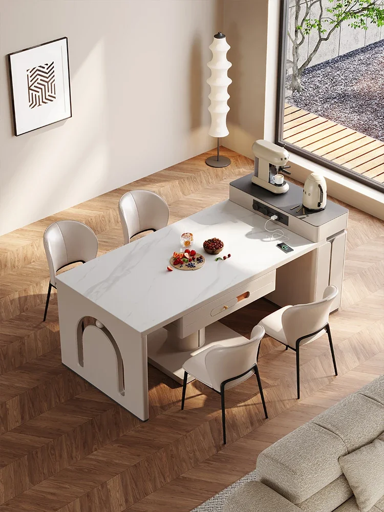 Cream wind retractable dining table fully automatic rock board multifunctional silent mahjong machine
Cream wind retractable dining table fully automatic rock board multifunctional silent mahjong machine