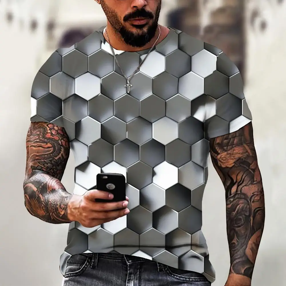 3D T Shirt for Men Fashion Hip Hop O-neck Short Sleeve Tops Abstract Harajuku Men's T-shirts Oversized Tees Shirt Man Clothing
3D T Shirt for Men Fashion Hip Hop O-neck Short Sleeve Tops Abstract Harajuku Men's T-shirts Oversized Tees Shirt Man Clothing
