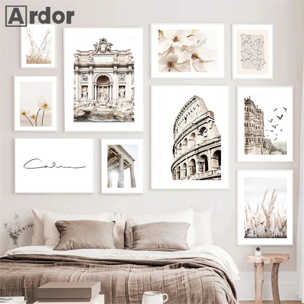 Rome Colosseo Italy Architecture Canvas Painting Reed Wall Poster Beige Flower Art Prints Nordic Wall Pictures Living Room Decor
Rome Colosseo Italy Architecture Canvas Painting Reed Wall Poster Beige Flower Art Prints Nordic Wall Pictures Living Room Decor