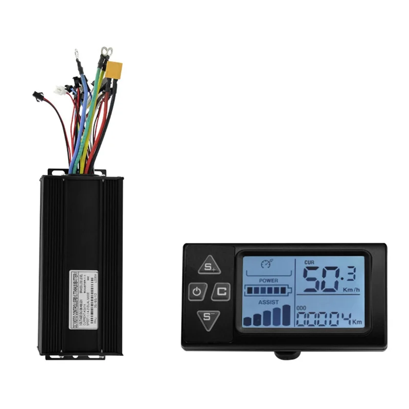 ABVE-Color LCD Kit S861 Brushless Motor Drive Controller 36V 48V 52V 45A 1500W 2000W For Mountain Ebike Scooter Repair
ABVE-Color LCD Kit S861 Brushless Motor Drive Controller 36V 48V 52V 45A 1500W 2000W For Mountain Ebike Scooter Repair