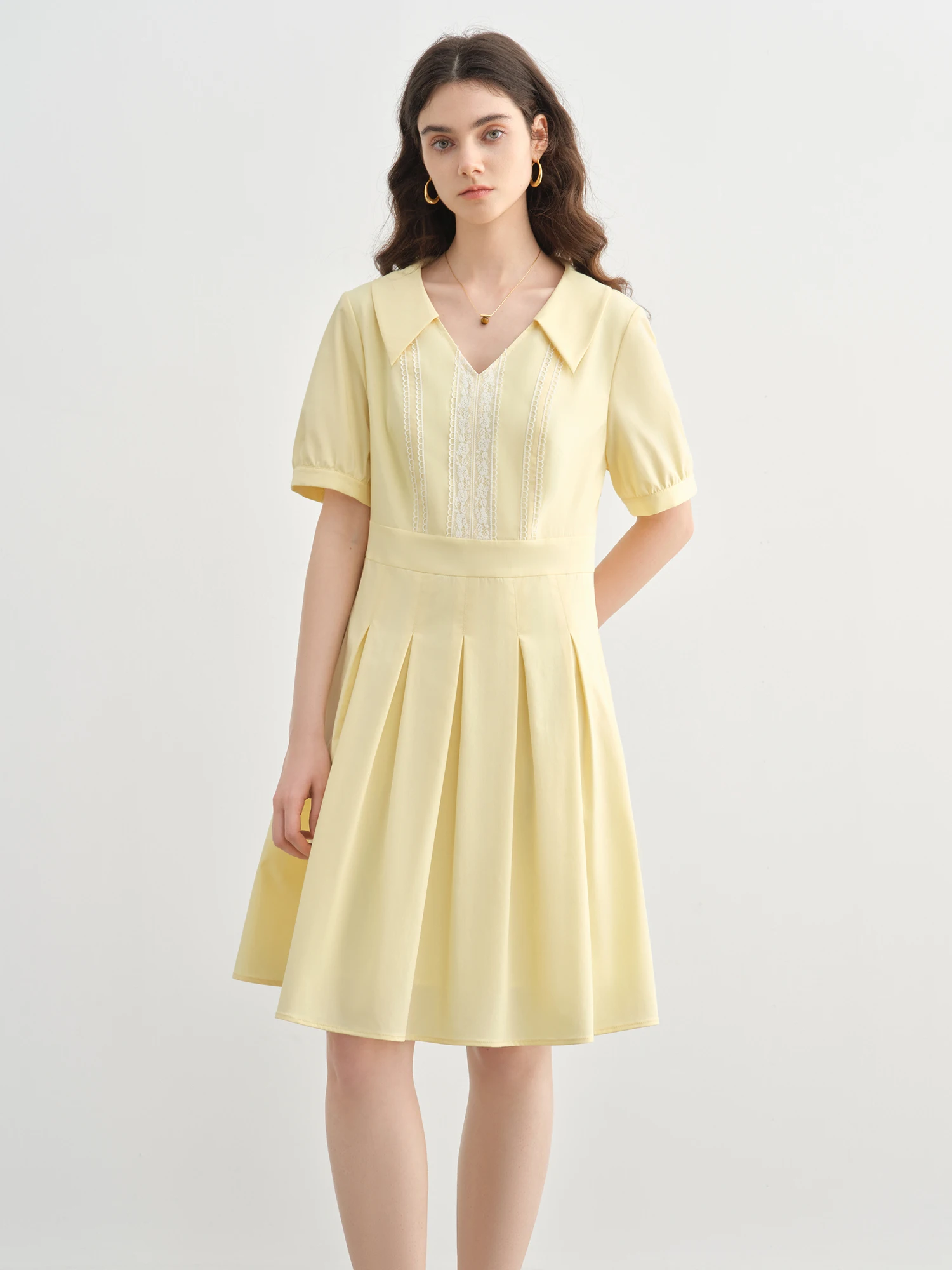 DUSHU Plus Size Women's Slim Dress Summer Sweet Age-reducing Waist Short Sleeve V-neck High Waist Pleated 25DS82288
DUSHU Plus Size Women's Slim Dress Summer Sweet Age-reducing Waist Short Sleeve V-neck High Waist Pleated 25DS82288
