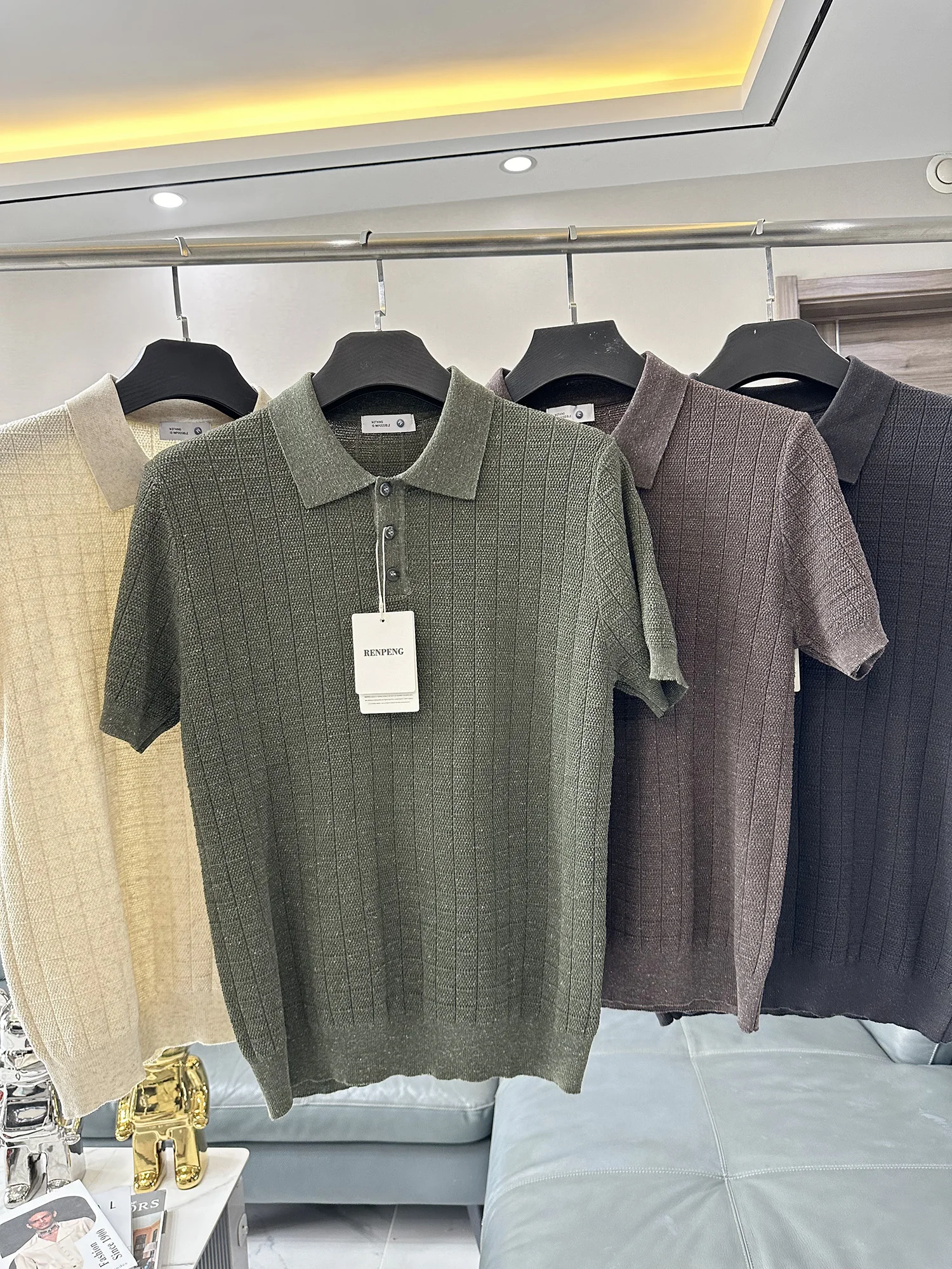 Linen Rayon Blend Summer Men's Knitted Shirt Short Sleeve Comfortable Fashion Urban Style Moisture Wicking
Linen Rayon Blend Summer Men's Knitted Shirt Short Sleeve Comfortable Fashion Urban Style Moisture Wicking