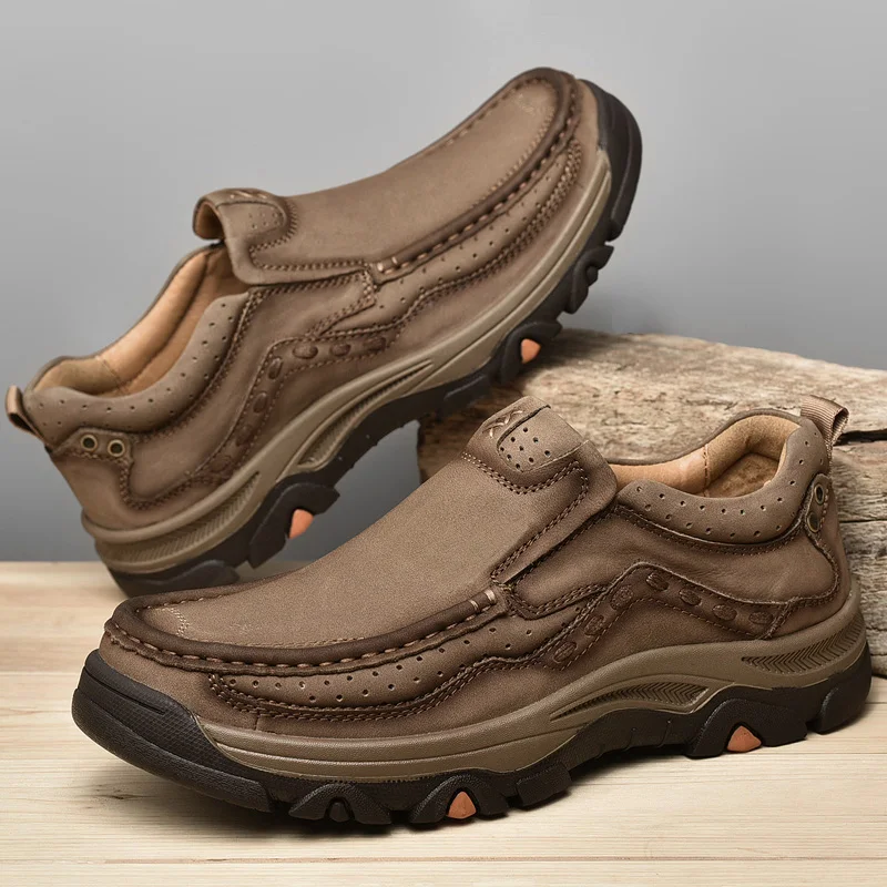 Fashionable Men's Outdoor Durable Casual Shoes Comfortable And Breathable Walking Shoes Classic Anti-Slip And Breathable Loafers
Fashionable Men's Outdoor Durable Casual Shoes Comfortable And Breathable Walking Shoes Classic Anti-Slip And Breathable Loafers