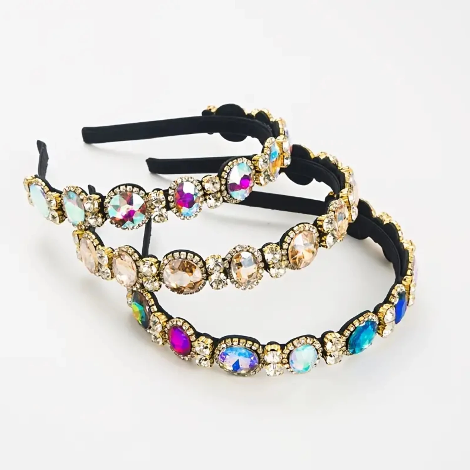 Glamorous Colorful Boho Style Hairband adorned with Sparkling Crystal Rhinestones - Stunning Fashion Accessory for Women and Gir
Glamorous Colorful Boho Style Hairband adorned with Sparkling Crystal Rhinestones - Stunning Fashion Accessory for Women and Gir