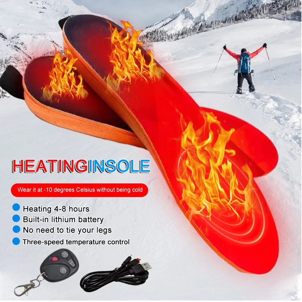 3 Heating Method Shoe Insoles Outdoor Warm In Winter Rechargeable Electric USB Heated Sockliner Customizable Heating Shoe Insert
3 Heating Method Shoe Insoles Outdoor Warm In Winter Rechargeable Electric USB Heated Sockliner Customizable Heating Shoe Insert