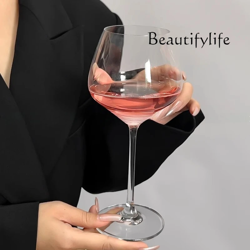 European light luxury big belly red wine glass crystal glass wine large burgundy red wine glass
European light luxury big belly red wine glass crystal glass wine large burgundy red wine glass