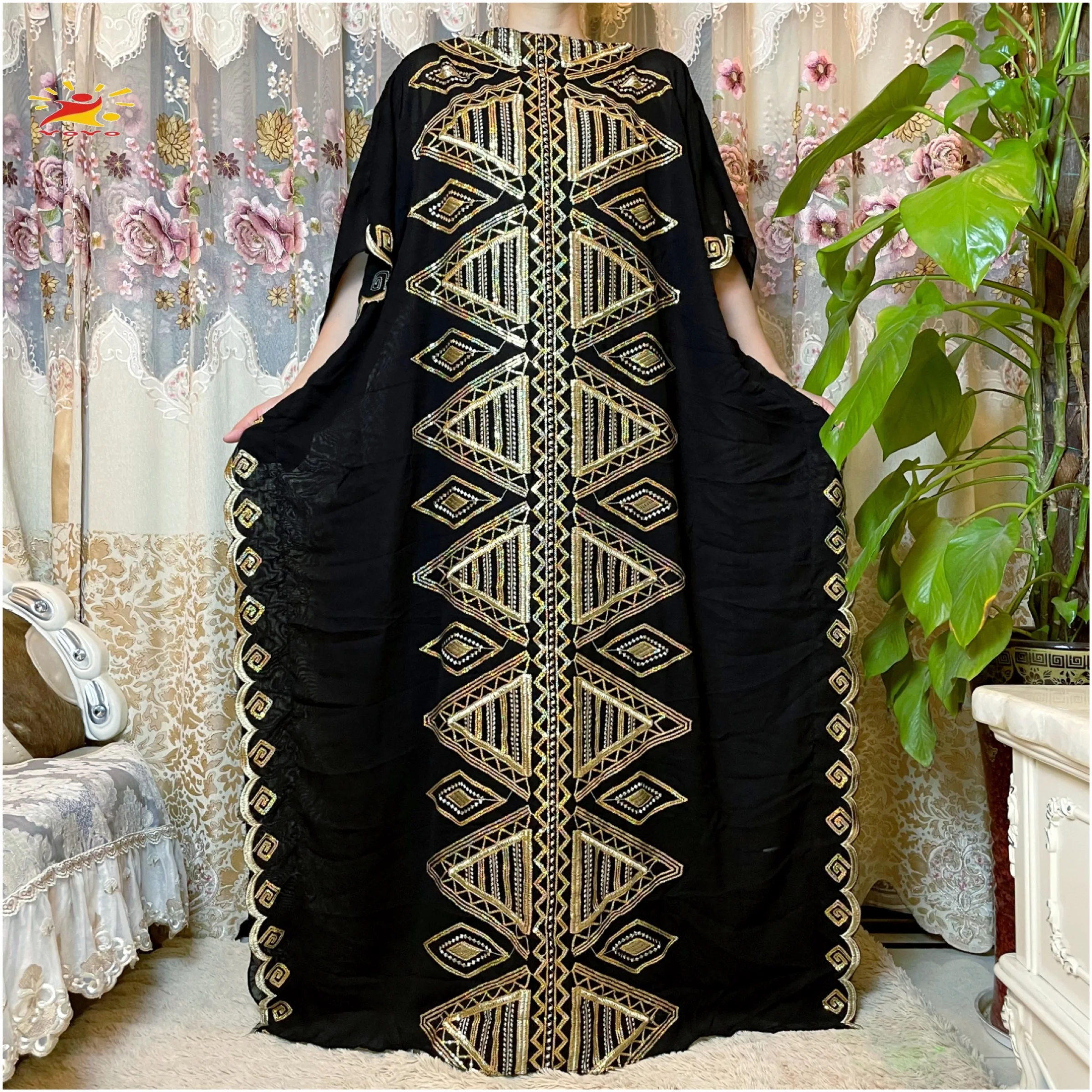 2022Muslim Black Abaya Islamic Clothing Eid Mubarak Turkey Dress Dubai Ramadan Elbise High Quality Sequin Embroidery Kaftan Robe
2022Muslim Black Abaya Islamic Clothing Eid Mubarak Turkey Dress Dubai Ramadan Elbise High Quality Sequin Embroidery Kaftan Robe