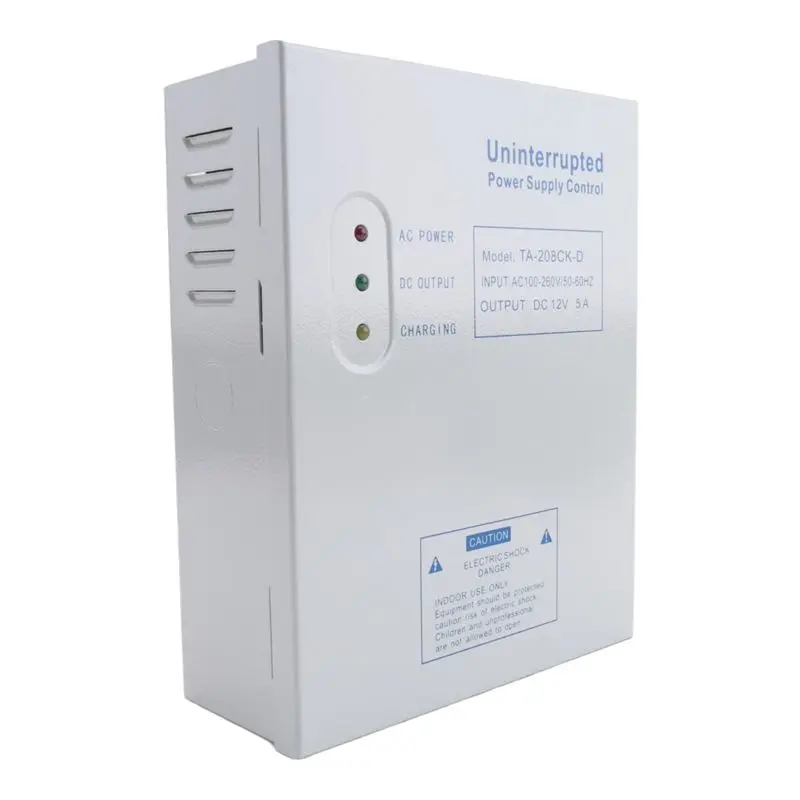 B63B-208CK-D AC 110-240V DC 12V/5A Door Access Control System Switching Supply Power UPS Power Supply
B63B-208CK-D AC 110-240V DC 12V/5A Door Access Control System Switching Supply Power UPS Power Supply