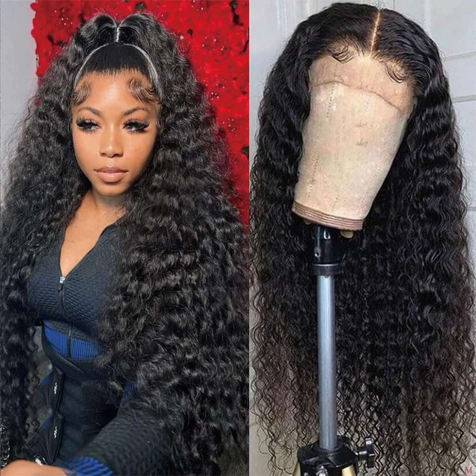 Deep Wave Lace Front Wigs Human Hair 180% Density Curly Wig 13x4 Lace Frontal Wet and Wavy Wigs for Black Women with Baby Hair
Deep Wave Lace Front Wigs Human Hair 180% Density Curly Wig 13x4 Lace Frontal Wet and Wavy Wigs for Black Women with Baby Hair