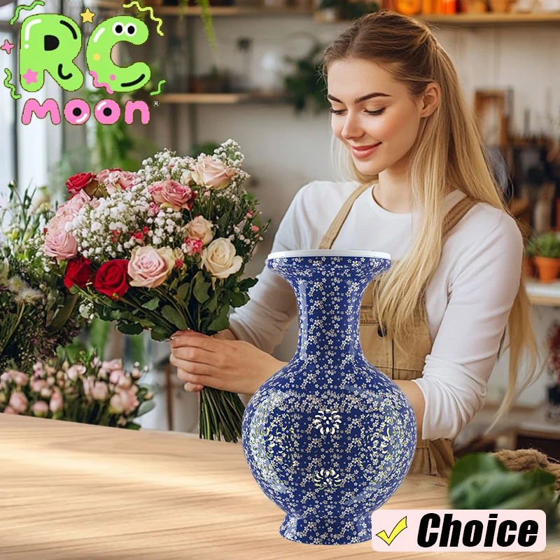 Puzzle DIY 3D Flower Bottle Porcelain Design Light Assembly Educational Toy Home Decoration House Arrangement Warming Gifts Toy
Puzzle DIY 3D Flower Bottle Porcelain Design Light Assembly Educational Toy Home Decoration House Arrangement Warming Gifts Toy